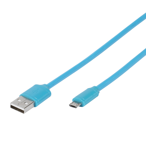 Vivanco Kabl USB A/microB 1m Blue