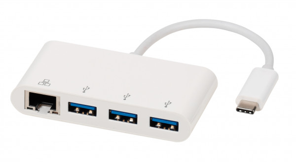Adapter USB tipC/LAN+HUB Vivanco