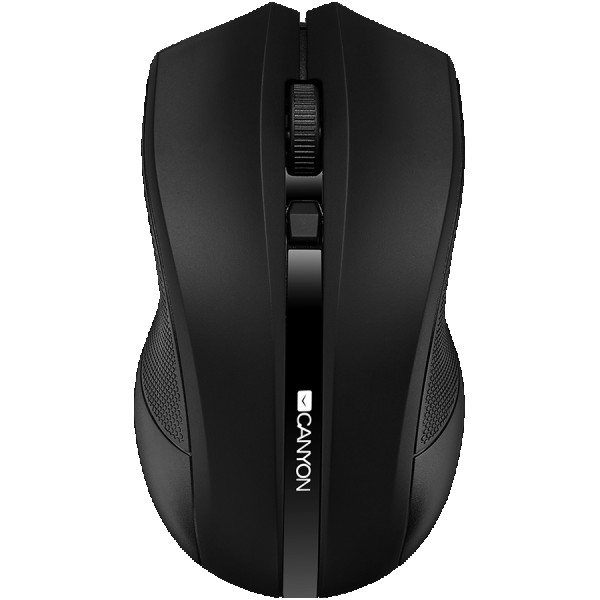 CANYON MW-5 2.4GHz wireless Optical Mouse with 4 buttons, DPI 80012001600, Black, 122*69*40mm, 0.067kg ( CNE-CMSW05B ) 
