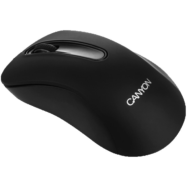 CANYON MW2 2.4GHz wireles Optical Mouse with 3 buttons, DPI 1200, Black, 108*65*38mm, 0.066kg ( CNE-CMSW2 ) 
