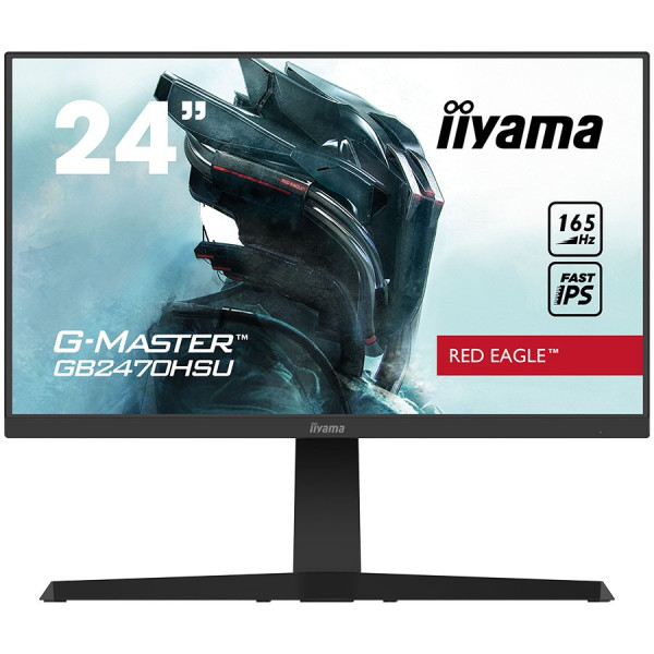 Iiyama Monitor Gaming GB2470HSU-B1 23.8'' Flat 165Hz IPS  1920x1080 0.8ms 250 cdm˛ 1100:1 80M:1  1xHDMI, 1xDP, USB-Hub, HDCP, HAS, Tilt, Piv