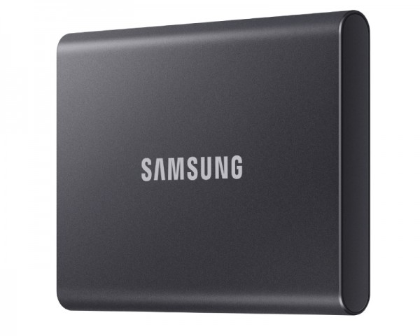 SAMSUNG Portable T7 Touch 2TB sivi eksterni SSD MU-PC2T0T