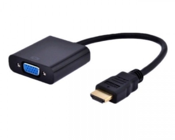 FAST ASIA Adapter-konvertor HDMI (M) - VGA (F) crni