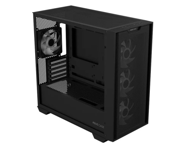 ASUS A21 PLUS TG ARGB micro-ATX kućište crno