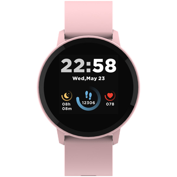 Smart watch, 1.3inches IPS full touch screen, Round watch, IP68 waterproof, multi-sport mode, BT5.0, compatibility with iOS and android, Pi