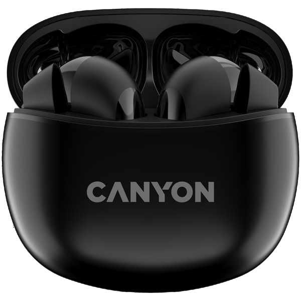 Canyon TWS-5 Bluetooth headset, with microphone, BT V5.3 JL 6983D4, Frequence Response:20Hz-20kHz, battery EarBud 40mAh*2+Charging Case 500
