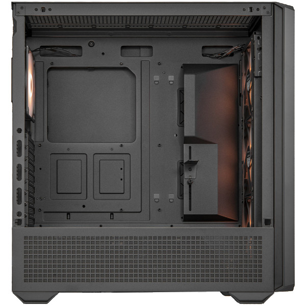 COUGAR | MX600 Black | PC Case | Mid Tower  Mesh Front Panel  3 x 140mm + 1 x 120mm Fans  Transparent Left Panel ( CGR-57C9B-RGB ) 