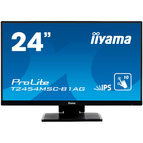 Iiyama PROLITE T2454MSC-B2AG monitor 23,8 TOUCH SCREEN  FHD 75 Hz IPS 300 cd 4 ms HDMI DP SPEAKERS Black ( T2454MSC-B2AG ) 