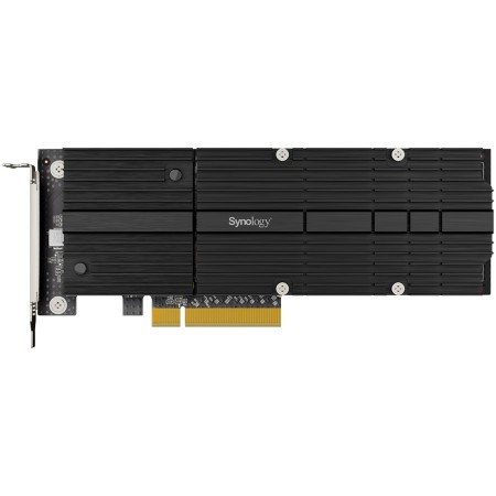 Synology M2D20 Dual-slot M.2 SSD adapter card for cache acceleration; PCIe 3.0 x8; PCIe NVMe; Form Factor 22110 2280; 5 yr warranty ( M2D20