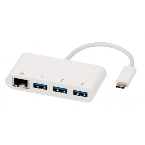 Vivanco Adapter USB tipC/LAN+HUB 0.1