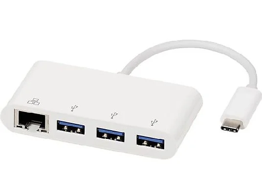 Vivanco  Adapter USB tipC/LAN+HUB