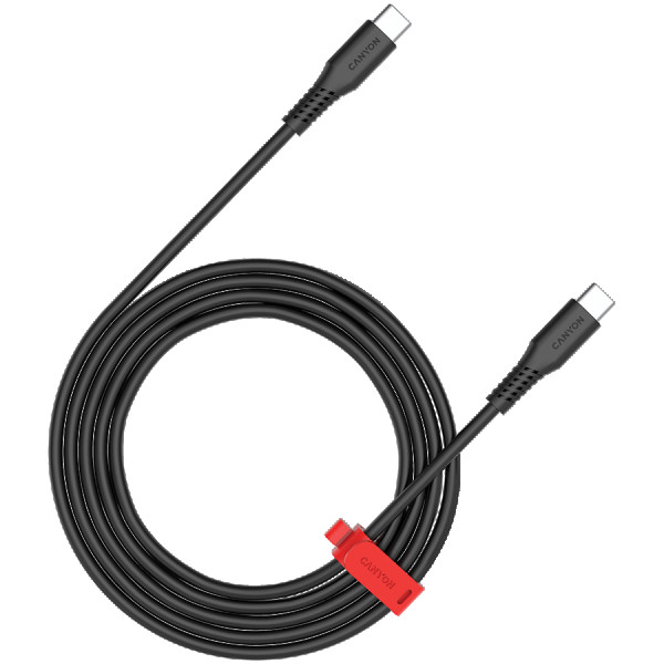 CANYON cable CC60SC C-C 60W 1.2m Black ( CNS-CC60SC12B ) 