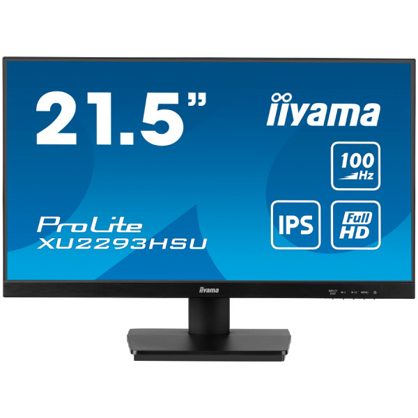IIYAMA Prolite XU2293HSU-B7 Business Monitor - 54.5 cm (21.5''), FULL HD (1920x1080), IPS LED, 100Hz, 300 cdm˛, matte  black ( XU2293HSU-B7 