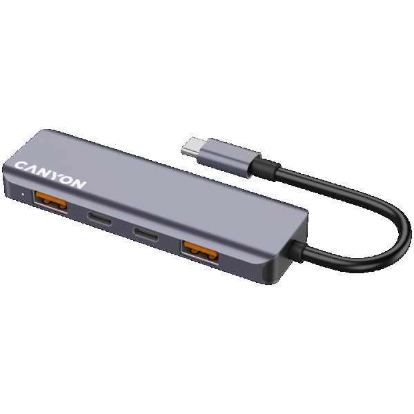 CANYON hub DS-18 5in1 USB-C Grey ( CNS-TDS18 ) 
