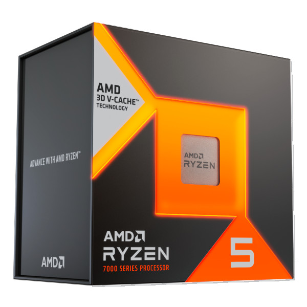 AMD CPU Desktop Ryzen 5 6C12T 7500X3D (4.5GHz,102MB,65W,AM5) box, with Radeon Graphics ( 100-100001904WOF ) 