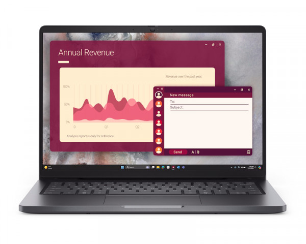 DELL Pro 14 14 inch FHD+ 300nits Core 5 120U 16GB 512GB SSD Backlit FP Win11Pro 3yr ProSupport 