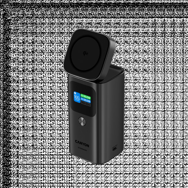 CANYON Qi2 magnetic power bank OnPower 150 15000mAh Aluminium Dark grey ( CNS-CPB150DG ) 