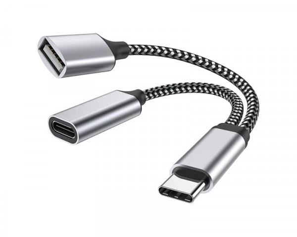FAST ASIA Adapter Tip C na Tip C (z) + USB (z) 