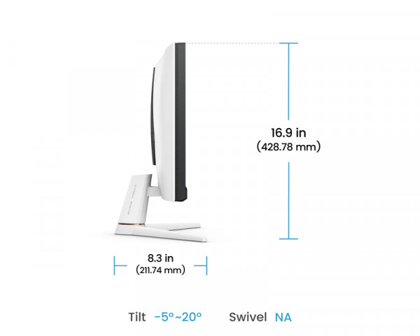 BENQ 24.5 inča EX251 White LED 1920x1080 IPS 220HZ Gaming beli monitor 