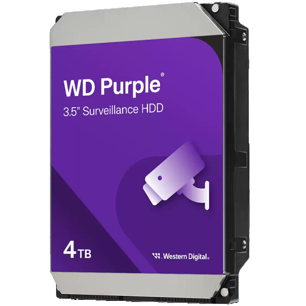 WD Purple 4TB CMR, 3.5, 128MB, SATA 6Gbps ( WD44PURZ ) 