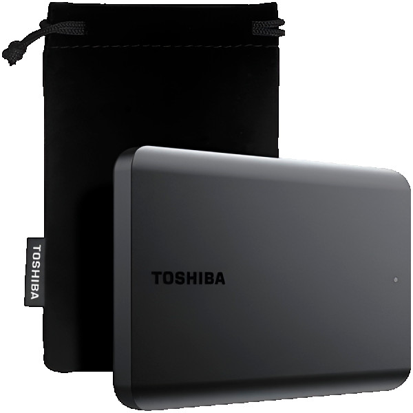 Toshiba External Hard Drive Canvio Basics Excl (2.5 '' 2TB, USB3.2 Gen 1, Black) ( HDTB520MK3AA ) 