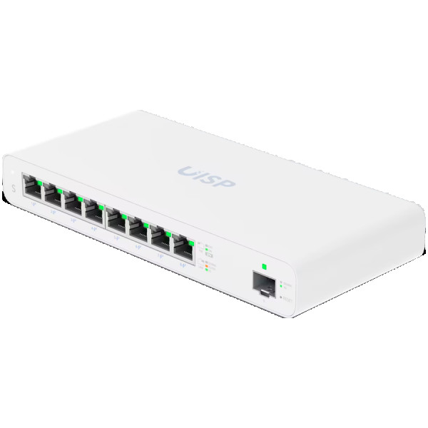Ubiquity Switch (8) GbE RJ45 ports with 27V passive PoE output,1 SFP port ( UISP-S-EU ) 