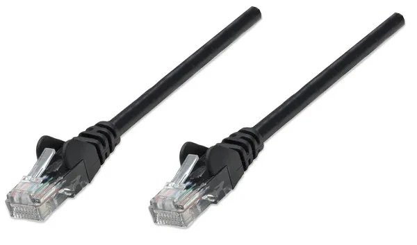 LAN UTP kabl intellinet 320757 Cat5e CCABlack2m
