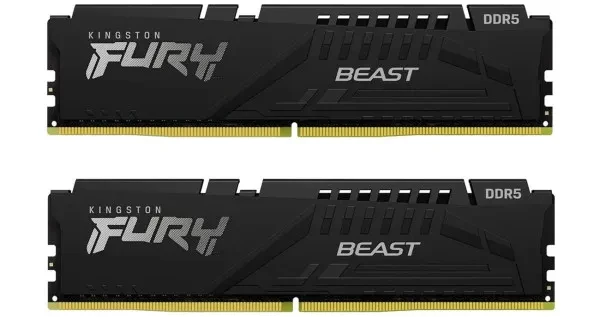 RAM DIMM DDR5 32GB (2x16GB) 6400MTs Kingston Fury Beast Expo KF564C32BBEK2-32