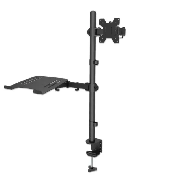 Nosač za monitor sa postoljem za laptop Manhattan 462136 13''-32''