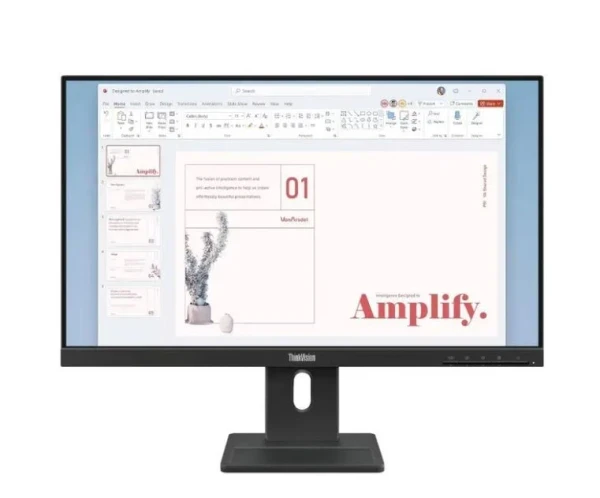 Monitor 23,8'' Lenovo E24-40 64BAMAT1EU IPS 1920x10804ms100HzHDMIVGADPPivot