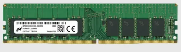 RAM Micron 16GB DDR4 2Rx8 UDIMM 3200MHz MTA18ASF2G72AZ-3G2R1R