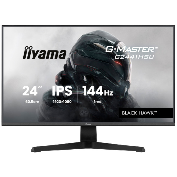 24 inch IPS Gaming G-Master Black Hawk FreeSync 1920x1080 144Hz 300cdm2 HDMI DisplayPort 1ms MPRT Adaptive Sync Speakers USB 2x 2.0 Black T