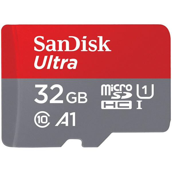 SANDISK Ultra microSDHC 32GB + SD Adapter 120MBs A1 Class 10 UHS-I ( SDSQUA4-032G-GN6MA ) 