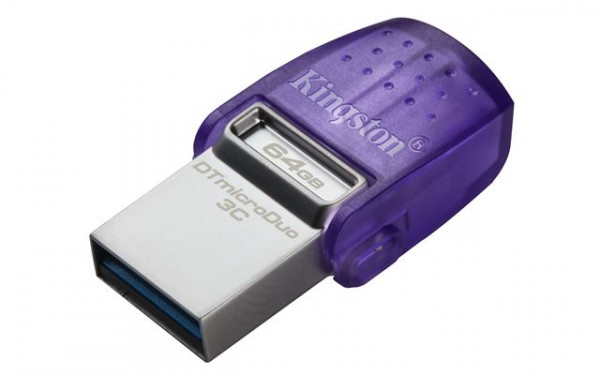 KINGSTON 64GB DataTraveler MicroDuo 3C USB 3.2 flash DTDUO3CG364GB